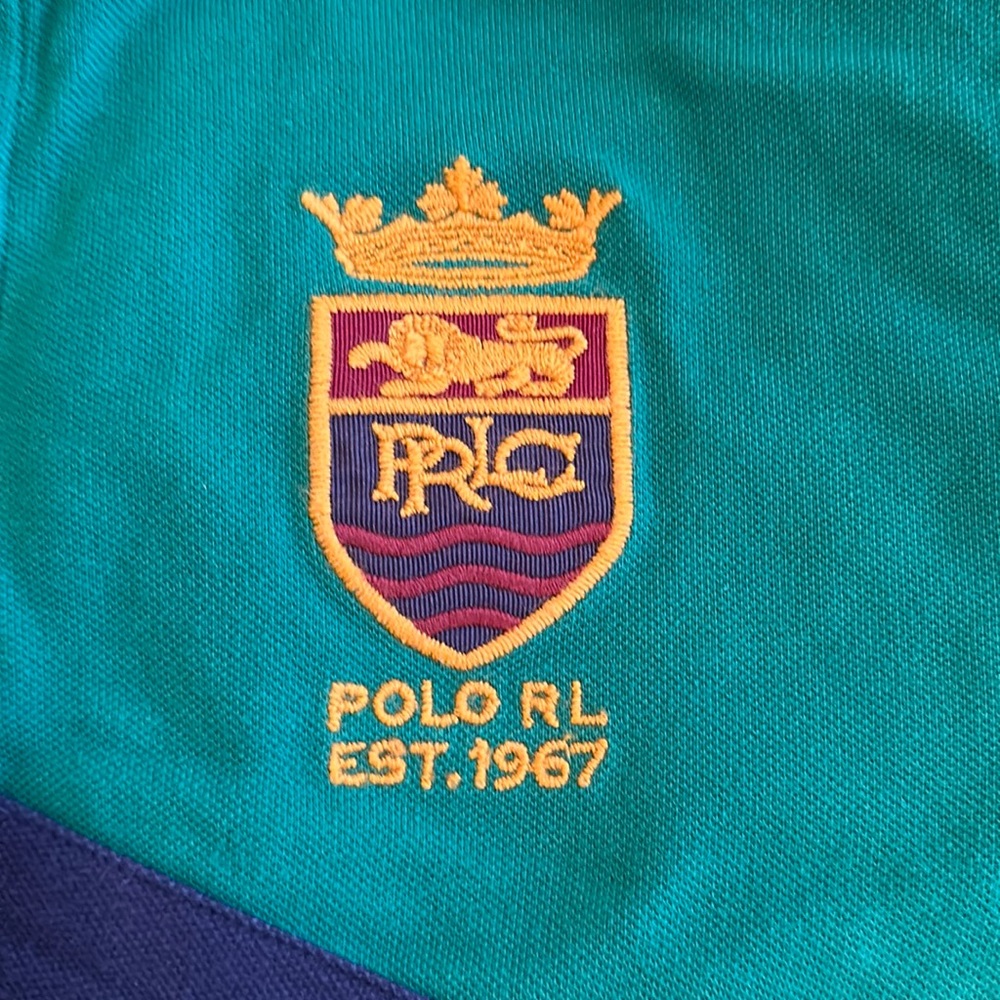 Polo RL Short Sleeve Mesh Rugby Style Polo Boys L (14-16)